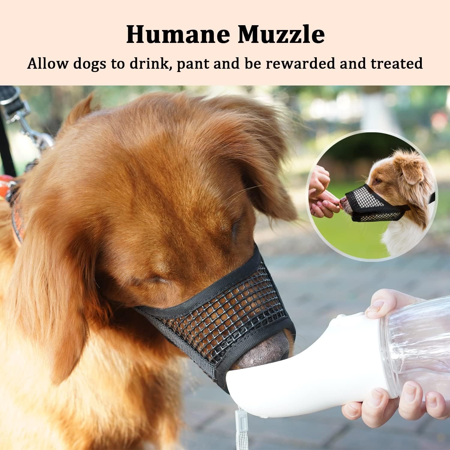 Dog Muzzle Soft Mesh Muzzles Small Medium Large Dogs Chihuahua Poodle Husky