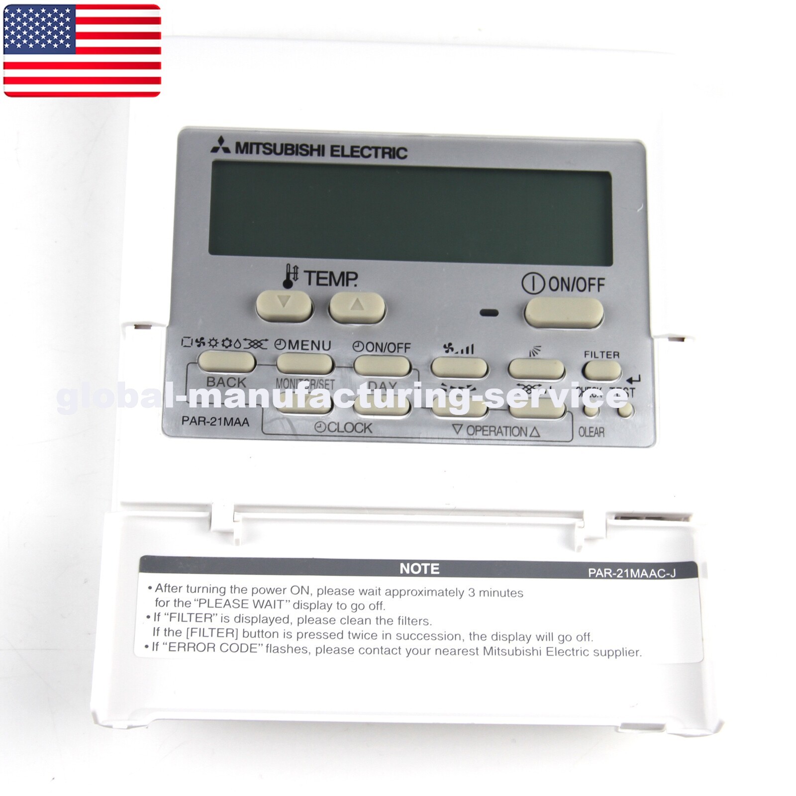 1PC New Mitsubishi PAR-21MAA PAR21MAA Control Panel - US Stock