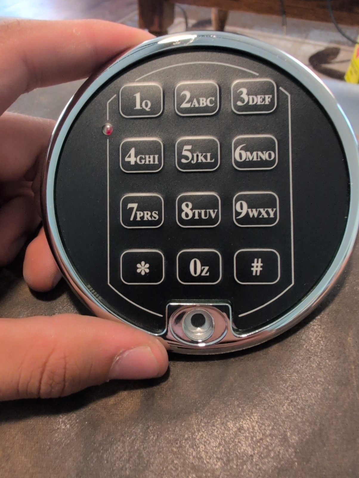 Sargent & Greenleaf 6120 Electronic Safe Lock Keypad Chrome Replacement