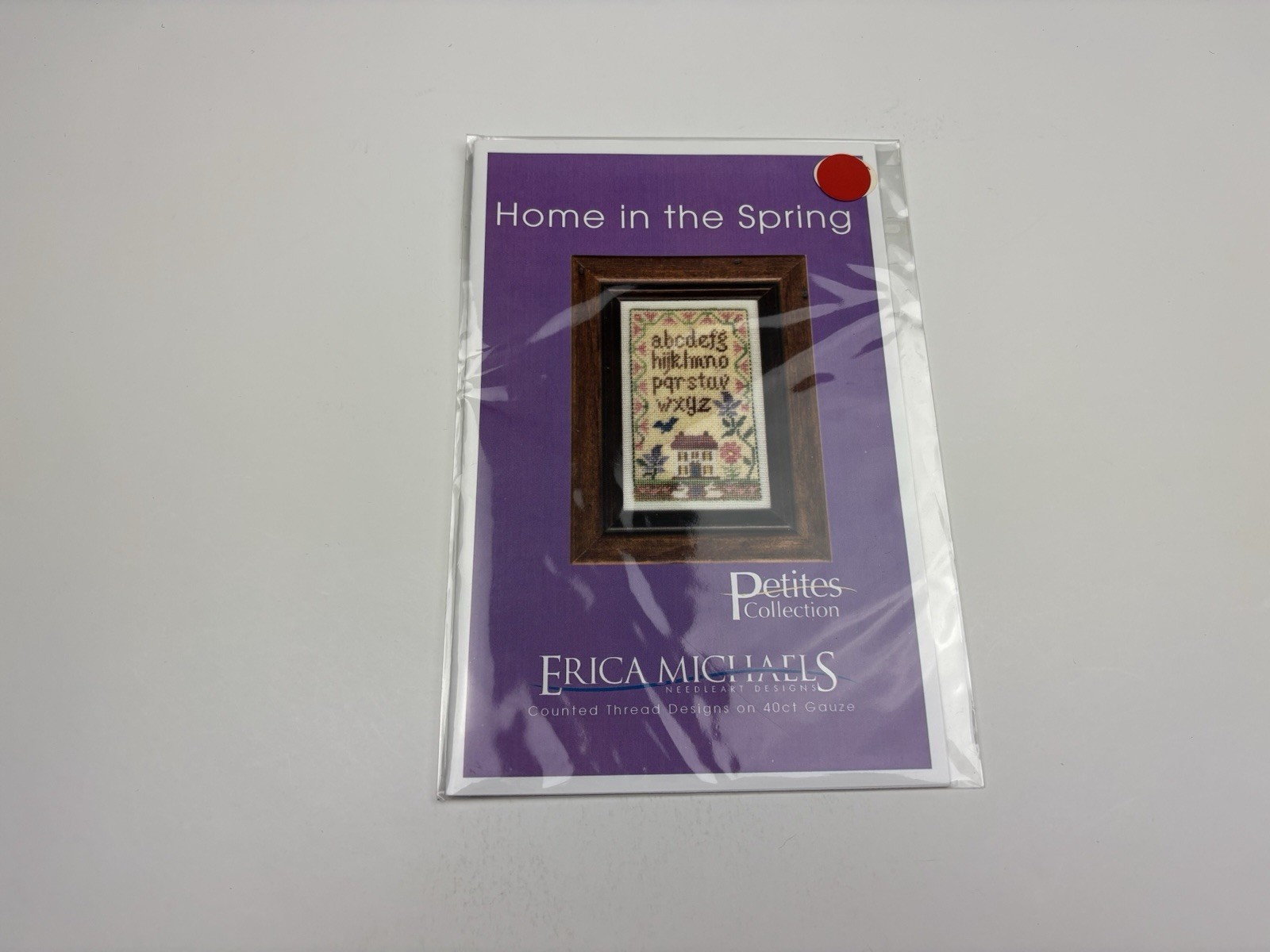 Erica Michaels Home In The Spring Needlepoint Pattern Stitched On Silk Gauze 4R