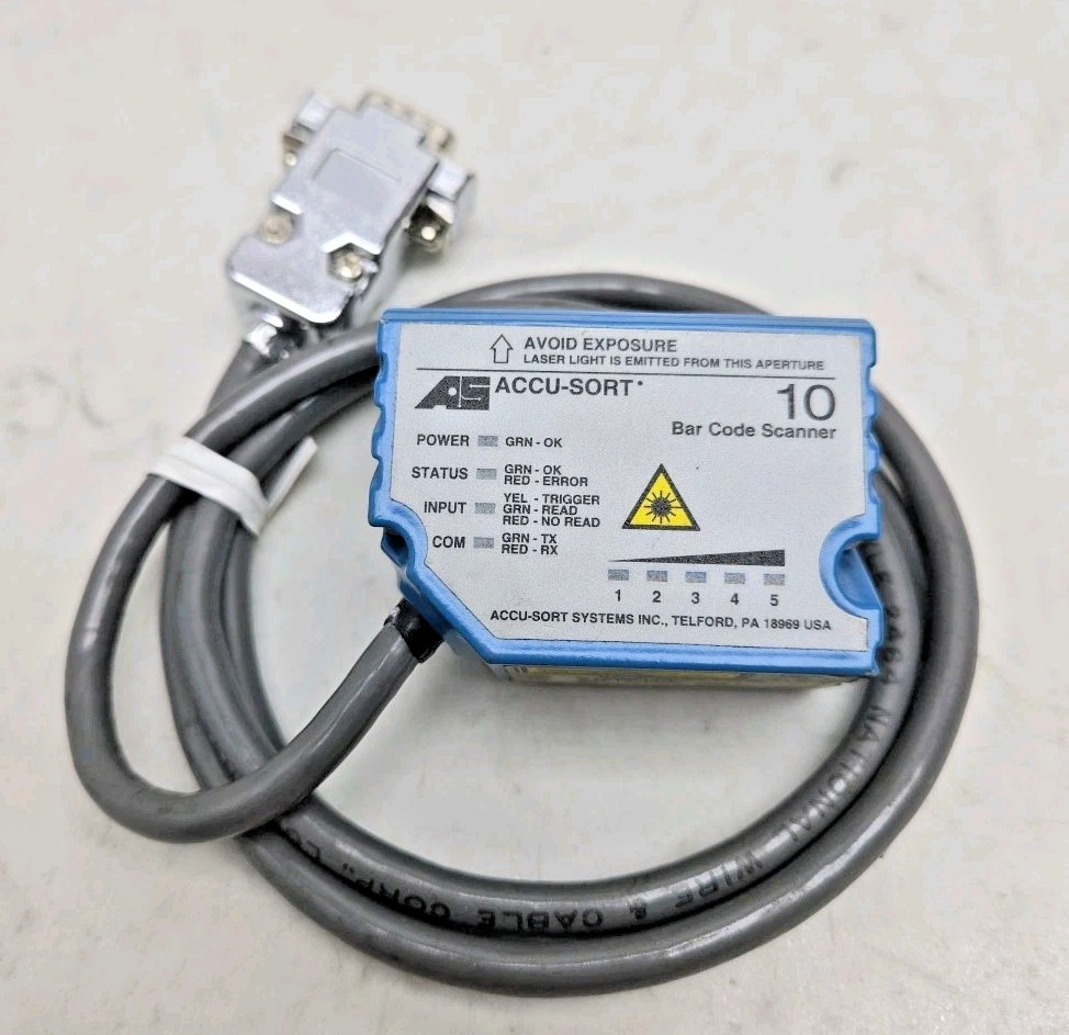 Accu-Sort Model 10 Barcode Scanner 10A20-24-20