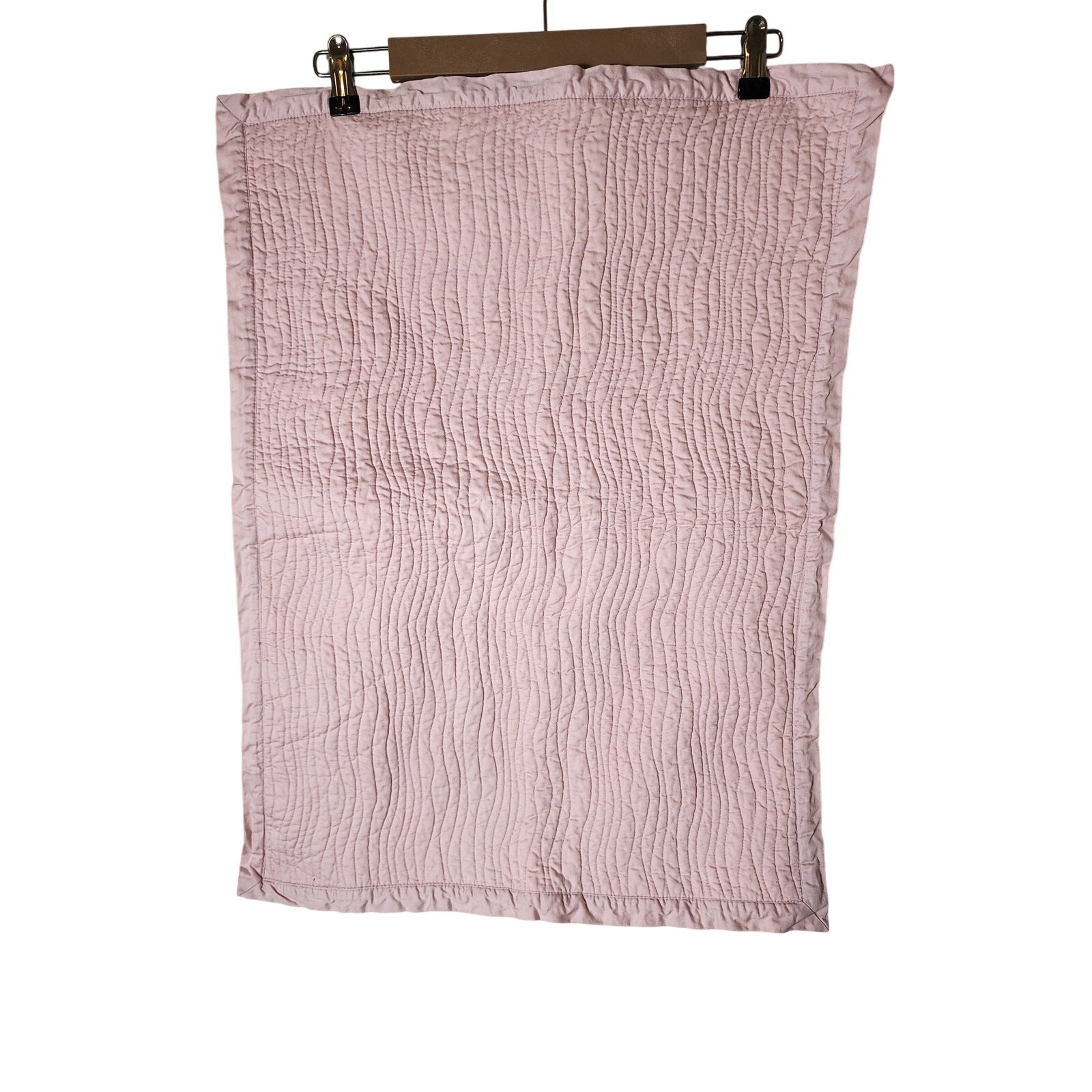 STYLE & CO Light Pink Quilted Textured STANDARD Pillow Shams Set of 2