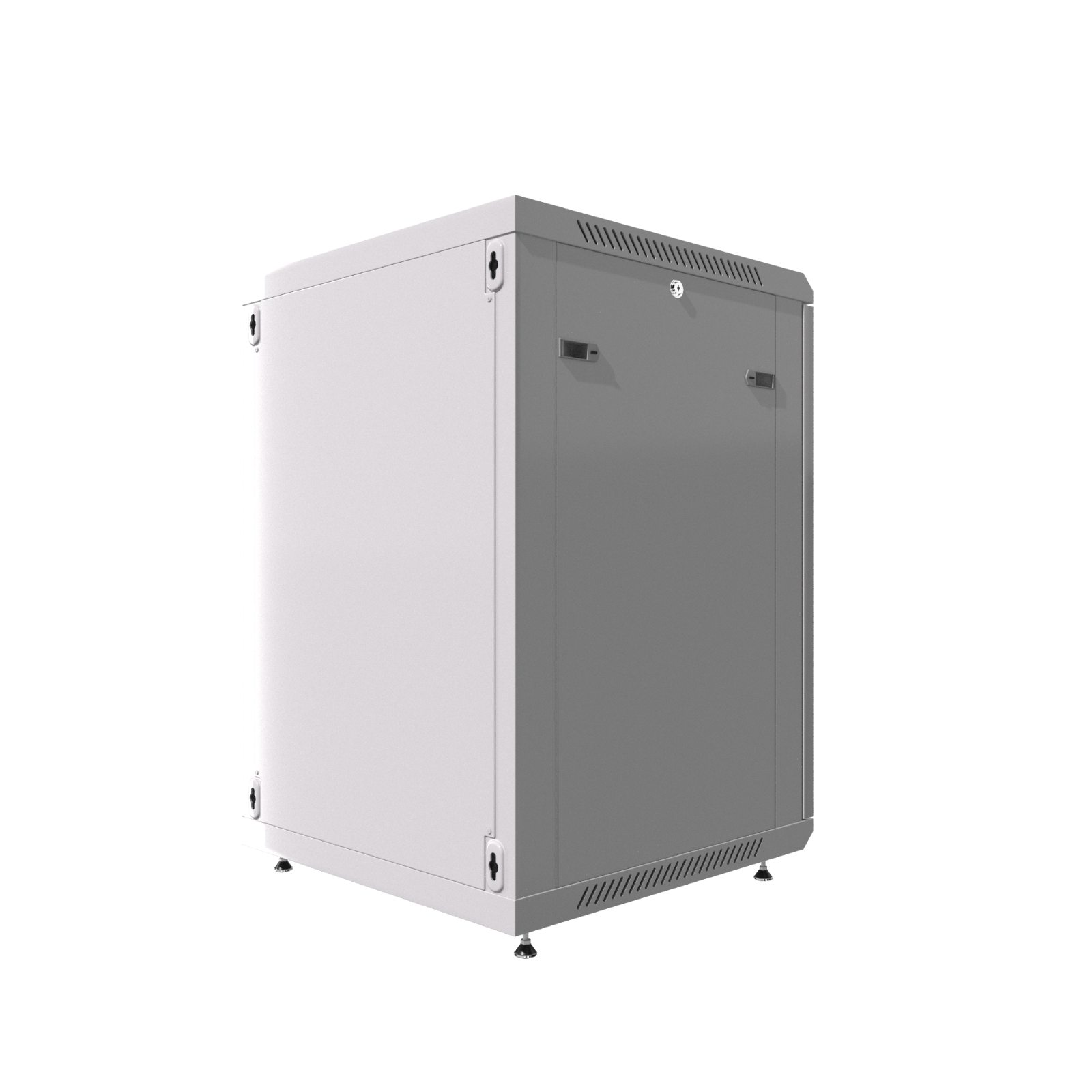 15U Wall Mount Server Rack Data Enclosure Network Cabinet GRAY IT 24" Depth