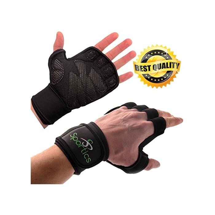 Sportics Cross Fit Gloves – Ideal as Workout, Cross Fitness, Workout, SZ S