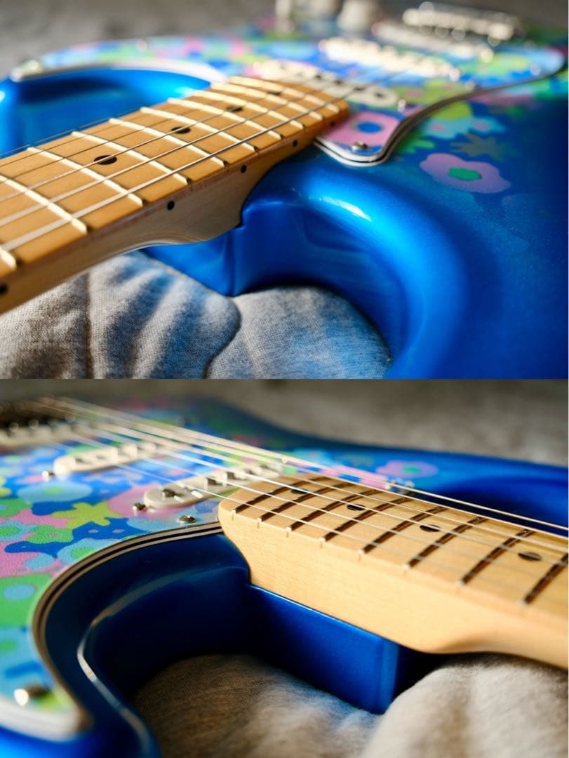 Fender Japan Stratocaster Blue Flower