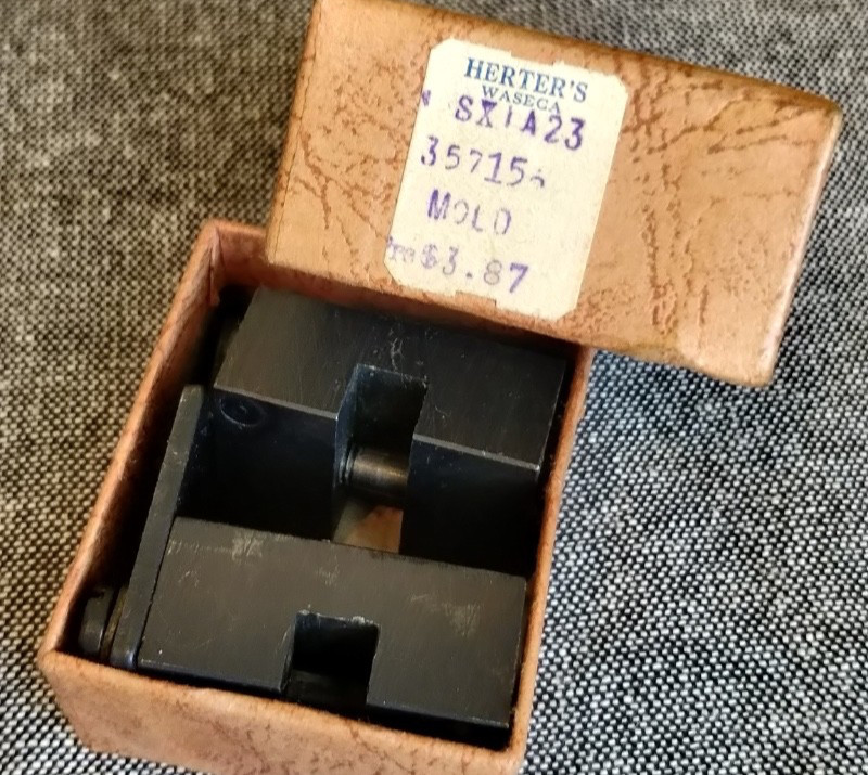 New old stock ~ Herter's 357 156 -Bullet Mold SXIA23 SINGLE CAVITY VINTAGE