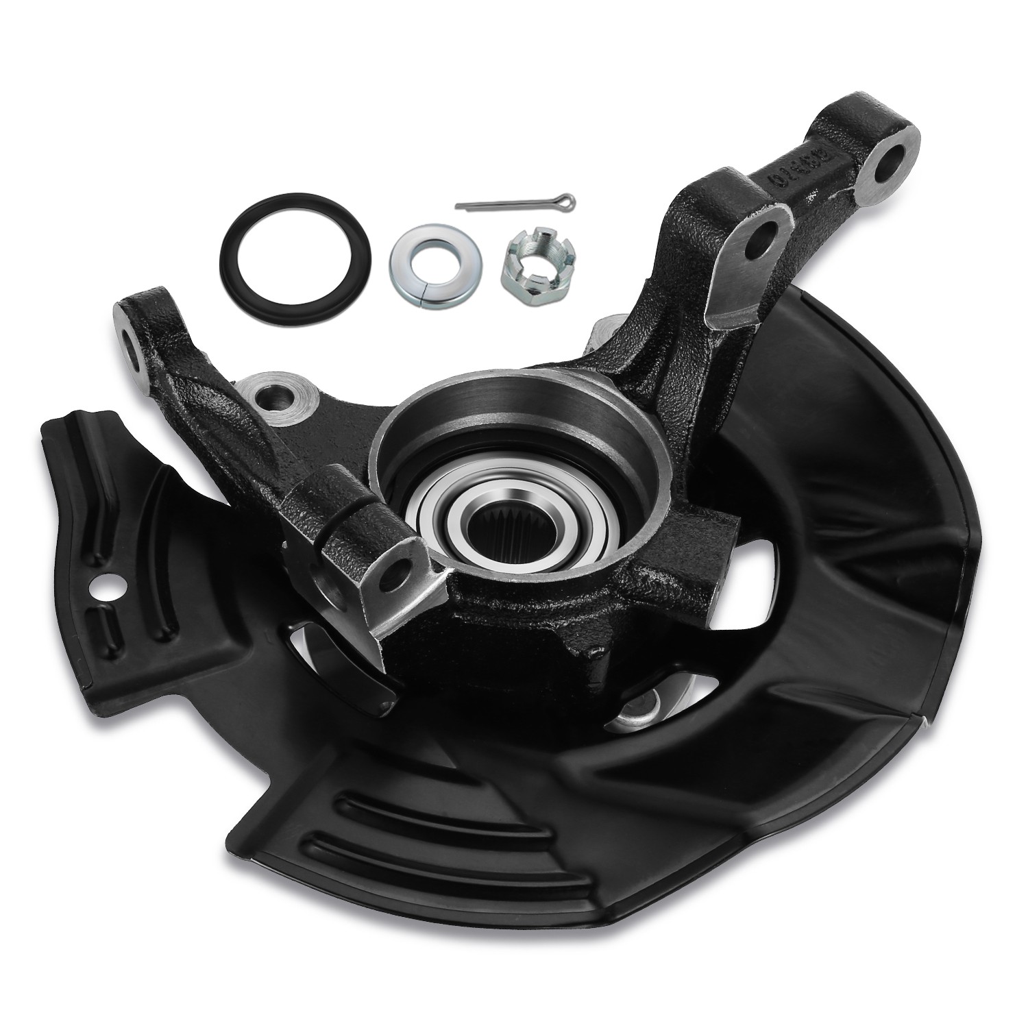 Fit 11-13 Sonata Front Left Driver Side Loaded Wheel Bearing Knuckle Assembly