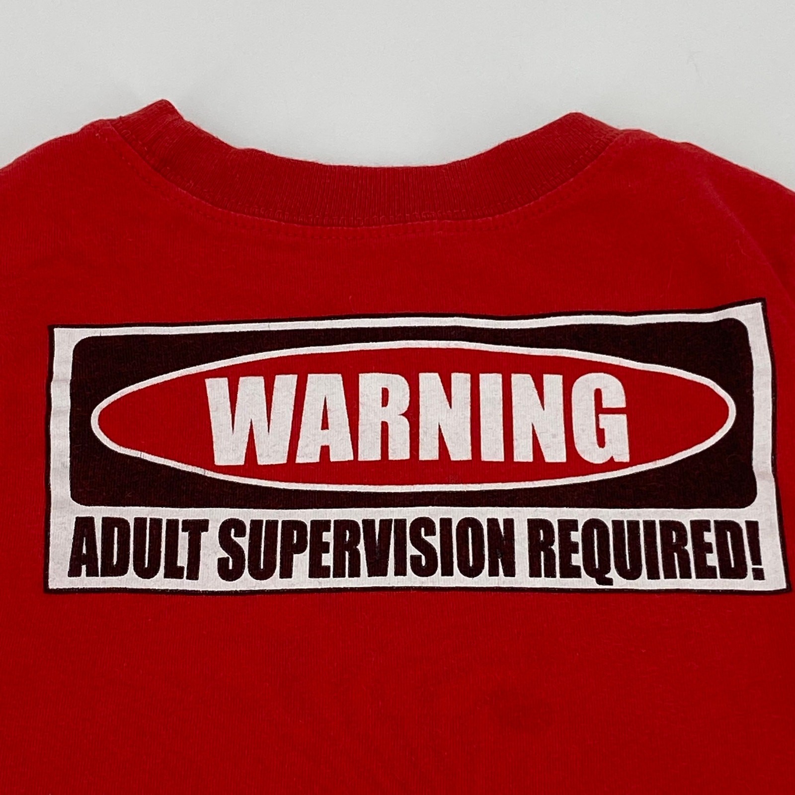 Place Caution construction t-shirt 6-9 months