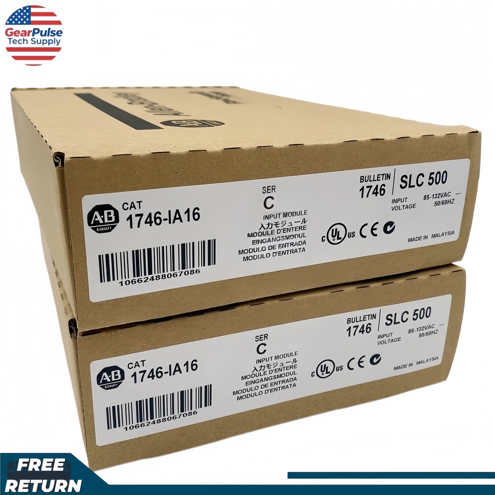 AB 1746-IA16 Allen-Bradley Ser C SLC 500 Input Module PLC NEW Factory Sealed US