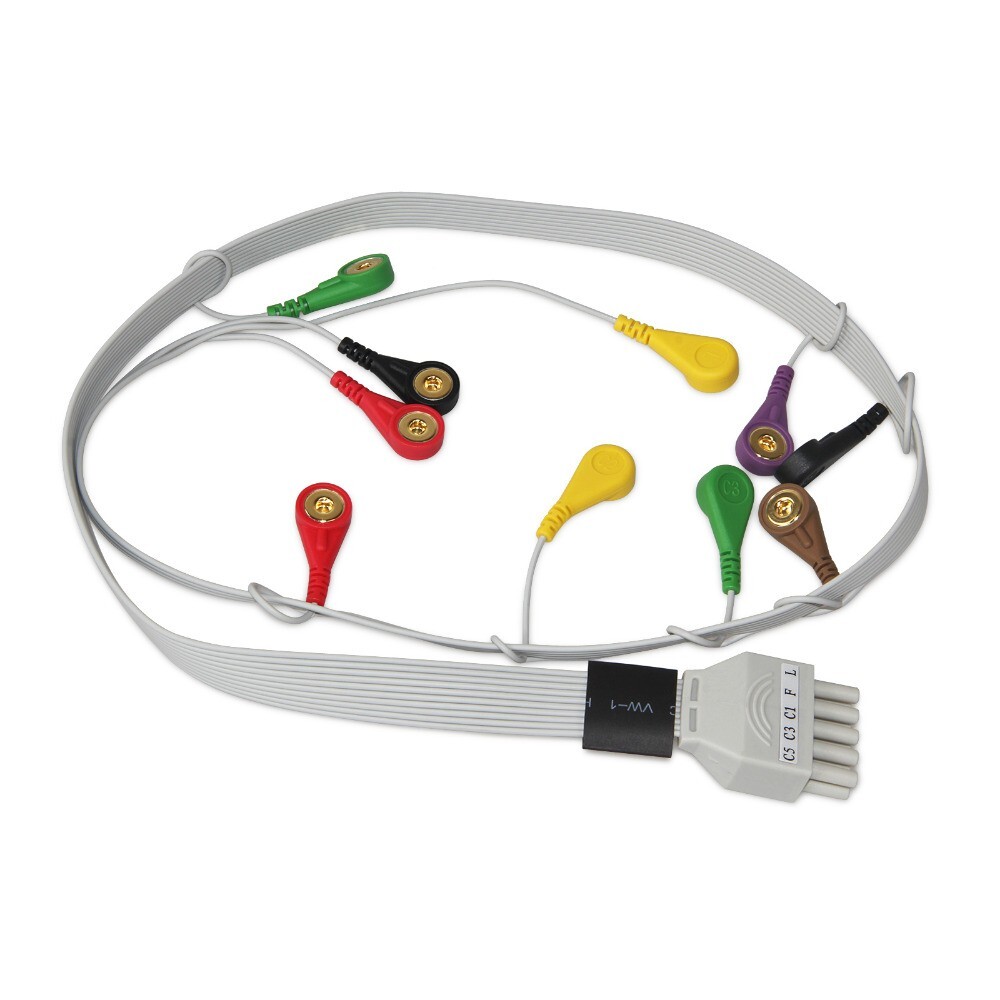 CONTEC ECG Holter Cable Leadwire Compatible With TLC5000/TLC6000/8000S