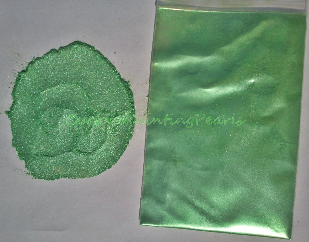 25g Candy Shimmer Apple Green metallic Pearl Pigment Single Stage Auto Paint HOK
