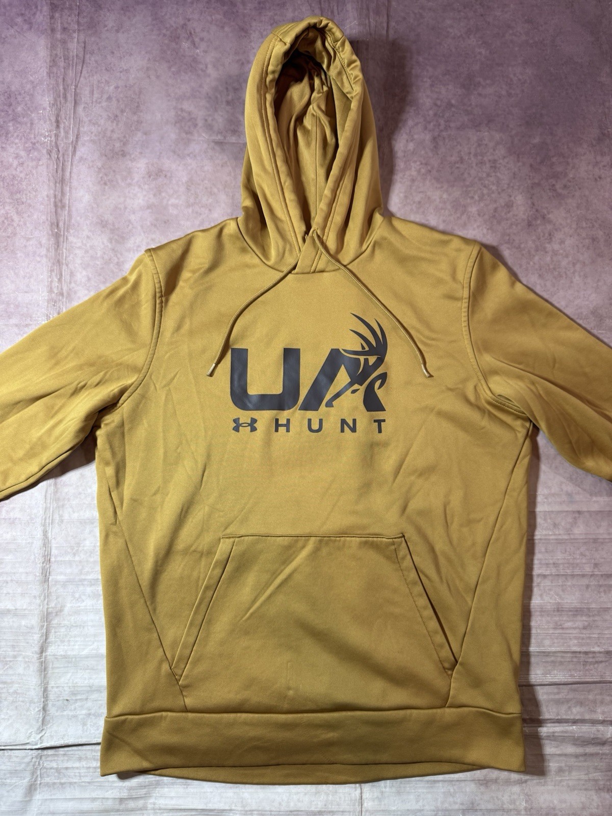 Under Armour Hunting Fleece Logo Hoodie Sweatshirt Mens Sz Medium Outdoor Fall