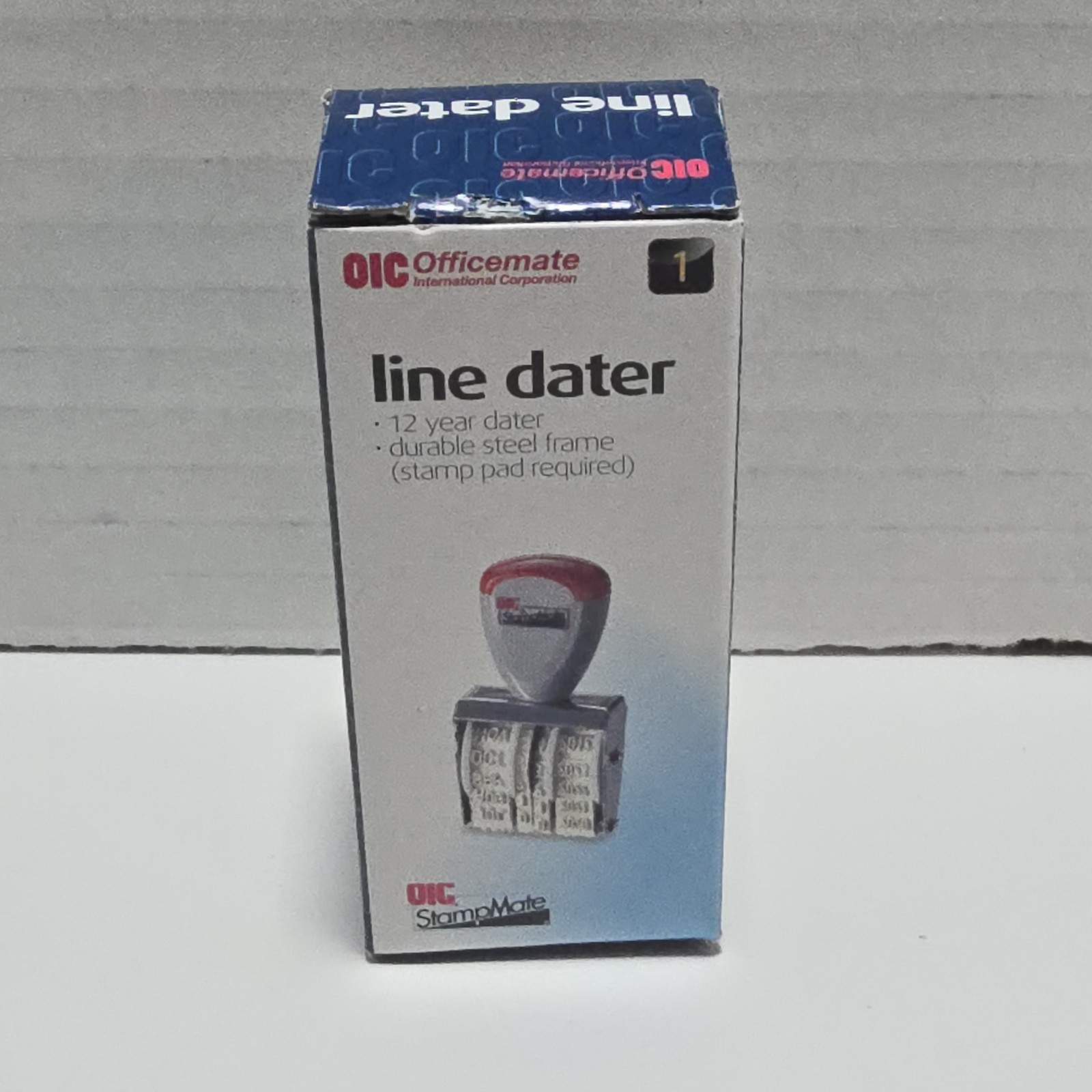 Officemate Line Dater Stamp New