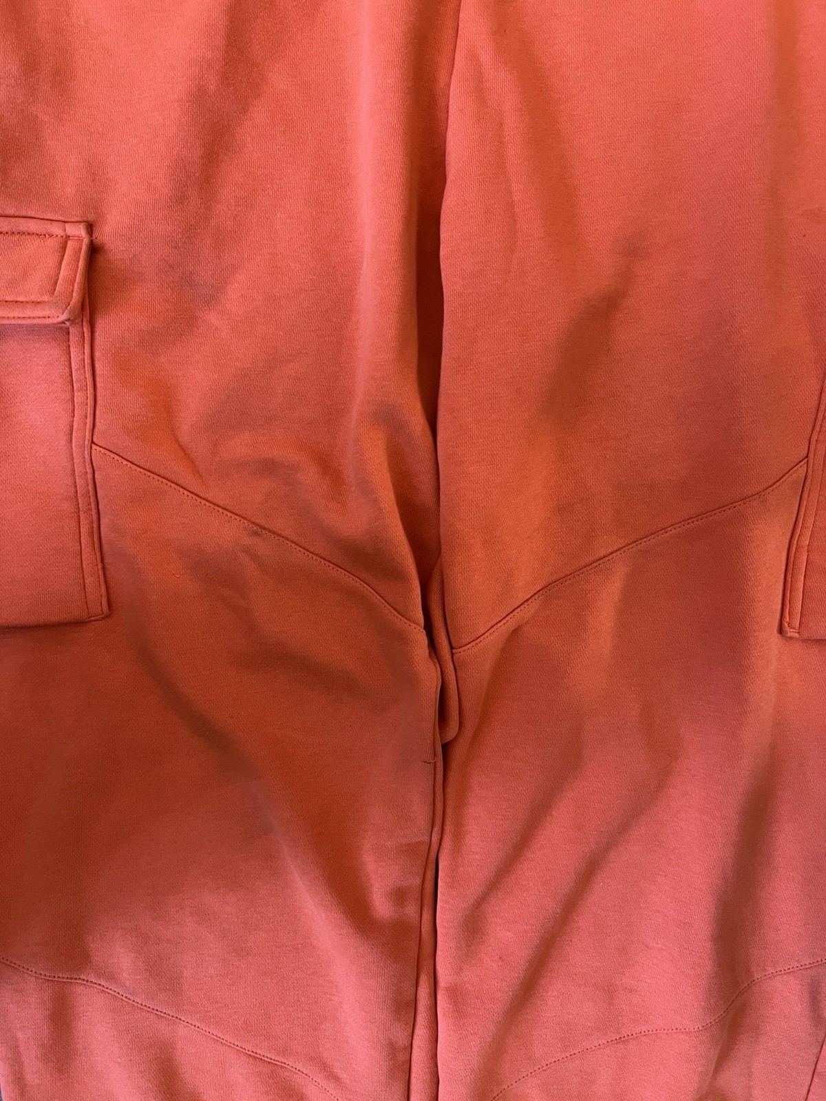 Nike Orange Loosefit Baggy Joggers Sweatpants - Large/L