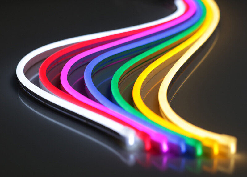 12V Flexible LED Strip Waterproof Sign Neon Lights Silicone Tube 1M 2M 4M 3M 5M