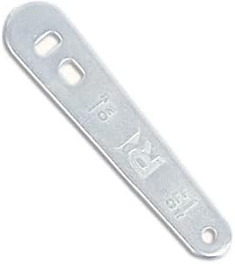 1-Pack Metal Oxygen Cylinder E Wrench with On/Off Arrows