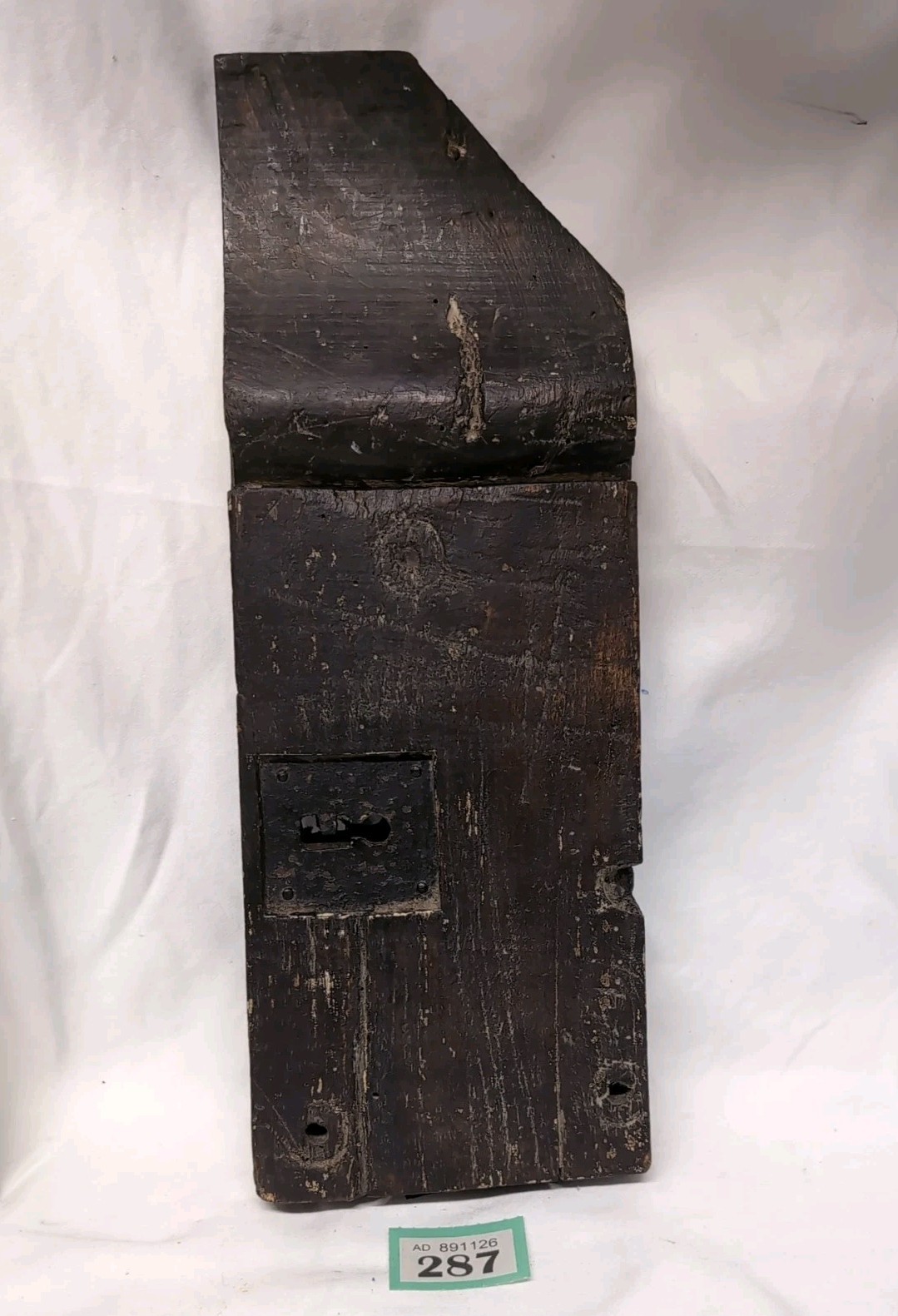 Large 12" Original Antique C 18th Century French Wooden Door Lock