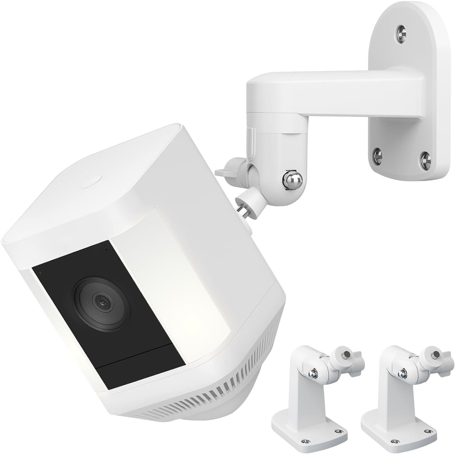 2 Pack Adjustable Wall Mount Comatible with Ring Spotlight Cam Battery/Cam Plus/
