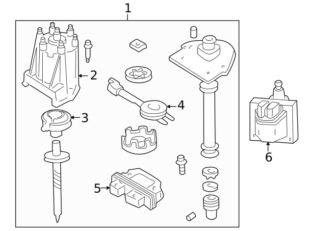 Genuine GM Ignition Distributor Rotor 10452457
