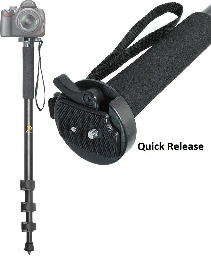Heavy Duty 72" Pro Monopod With Case & Quick Release For Nikon 1 V3 AW1 J5 D500