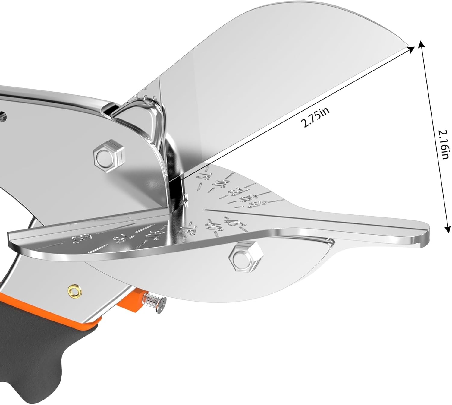 GARTOL Miter Shears, 45°-135° Adjustable Multi-Angle Cutter with 2 Blades