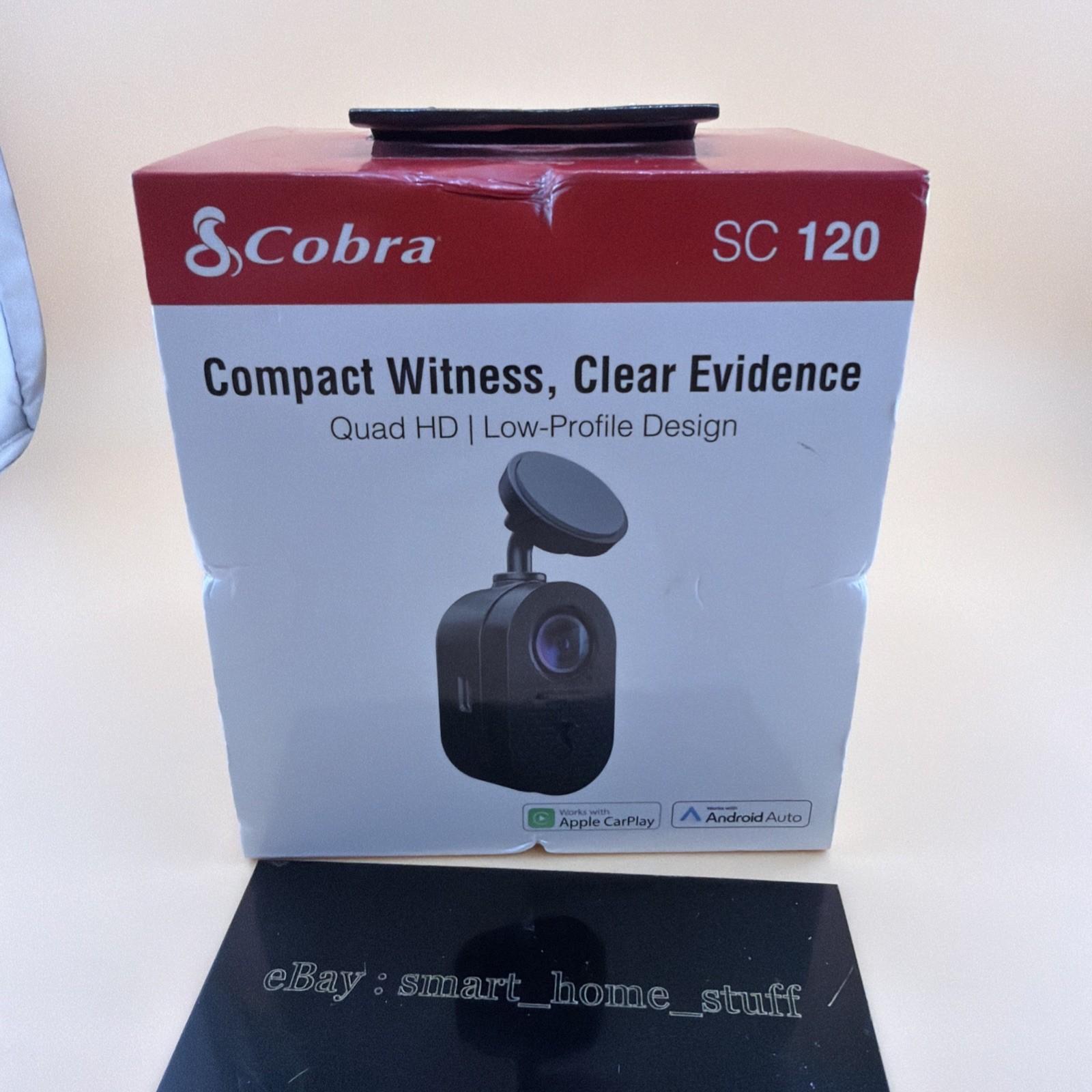 Cobra Electronics SC120 Front Facing QHD Dash Cam