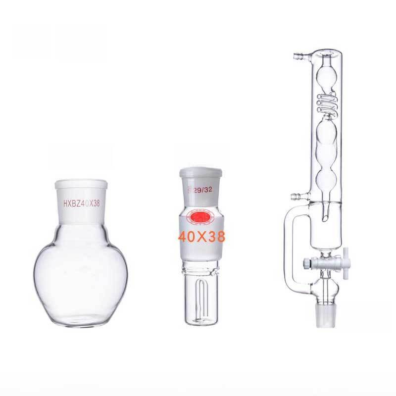 Soxhlet Extractor Kit 250ml-500ml with Special Condenser for Bio Labs