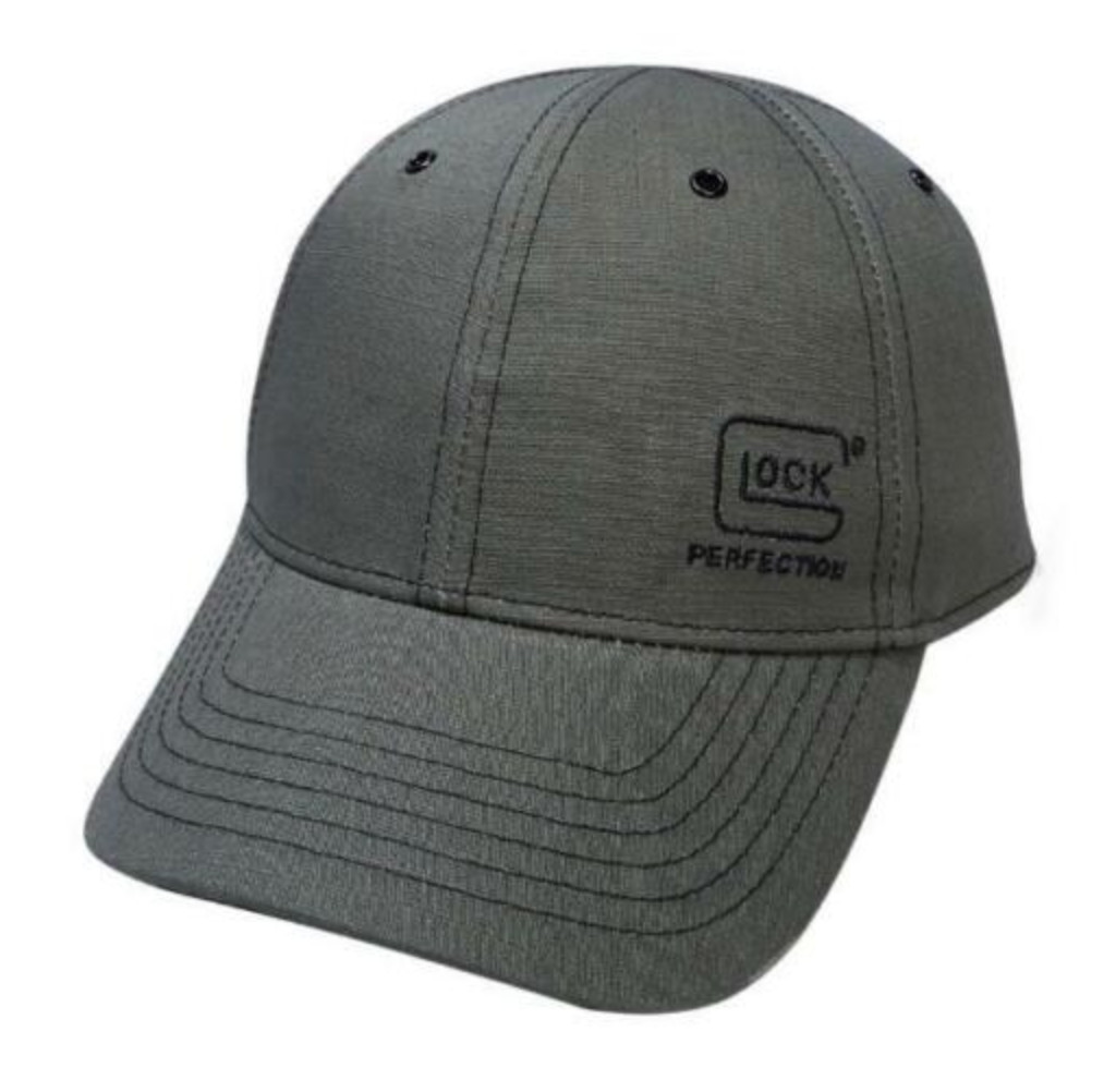GLOCK OEM - Cotton 1986 Ripstop Hat / Cap - Hook and Loop Back - Olive # AS10079
