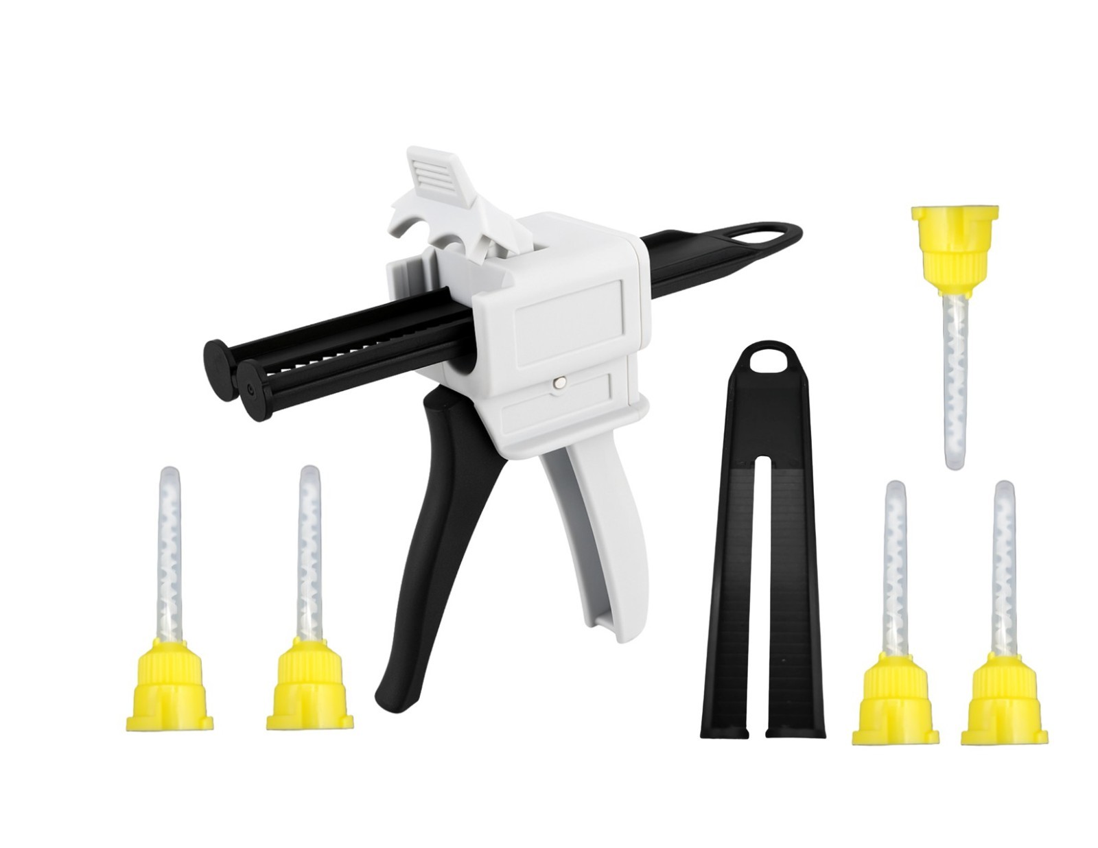 Dental Impression Universal Cartridge Dispenser Delivery Gun 77580 & 5 nozzles
