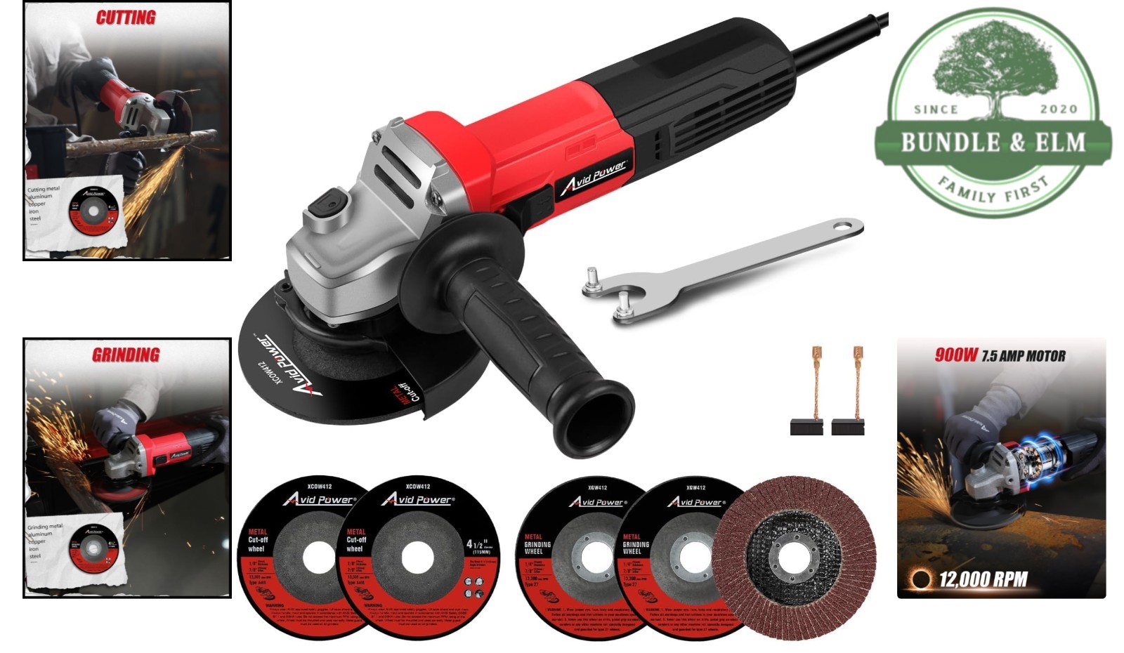 Versatile Electric Grinder for Sharpening, Rust Removal & Metal Polishing Tasks