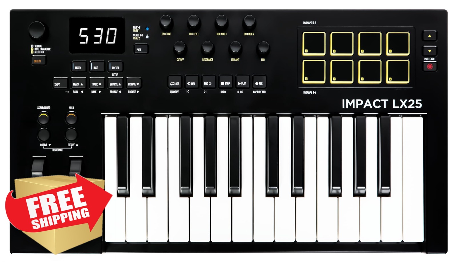 Nektar Impact LX mk3 25 keys