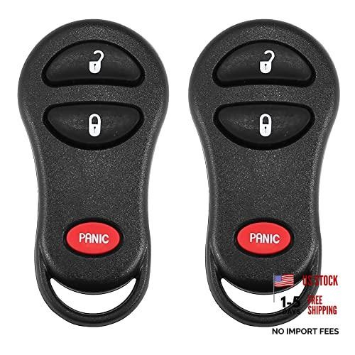 2pcs GQ43VT17T 315MHz Replacement Keyless Entry Remote Car Key Fob for Dodge