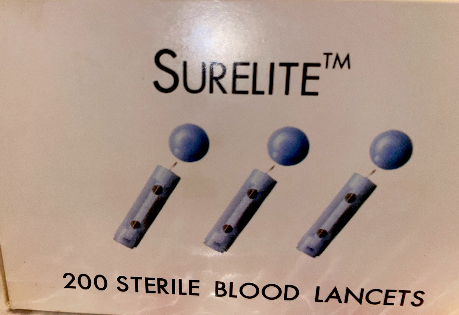 surelite  200 sterile blood lancets