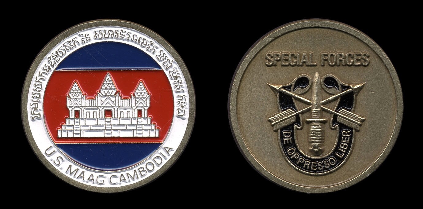 US MAAG Cambodia Challenge Coin