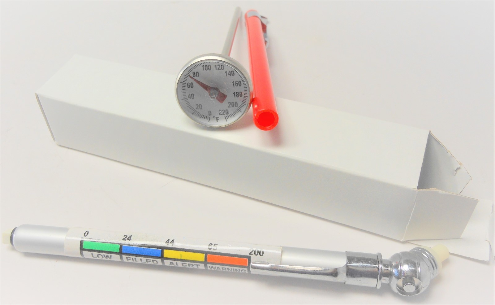A/C Pencil Gauge & Vent Thermometer Kit R12 134a R22 #5052