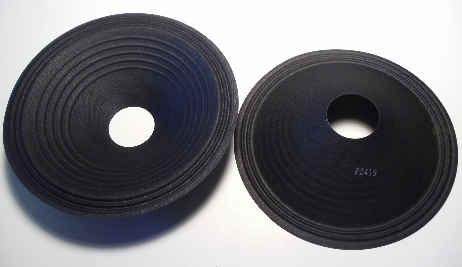 Pair 8" Paper Cones - Speaker Parts - P2419 -- CS