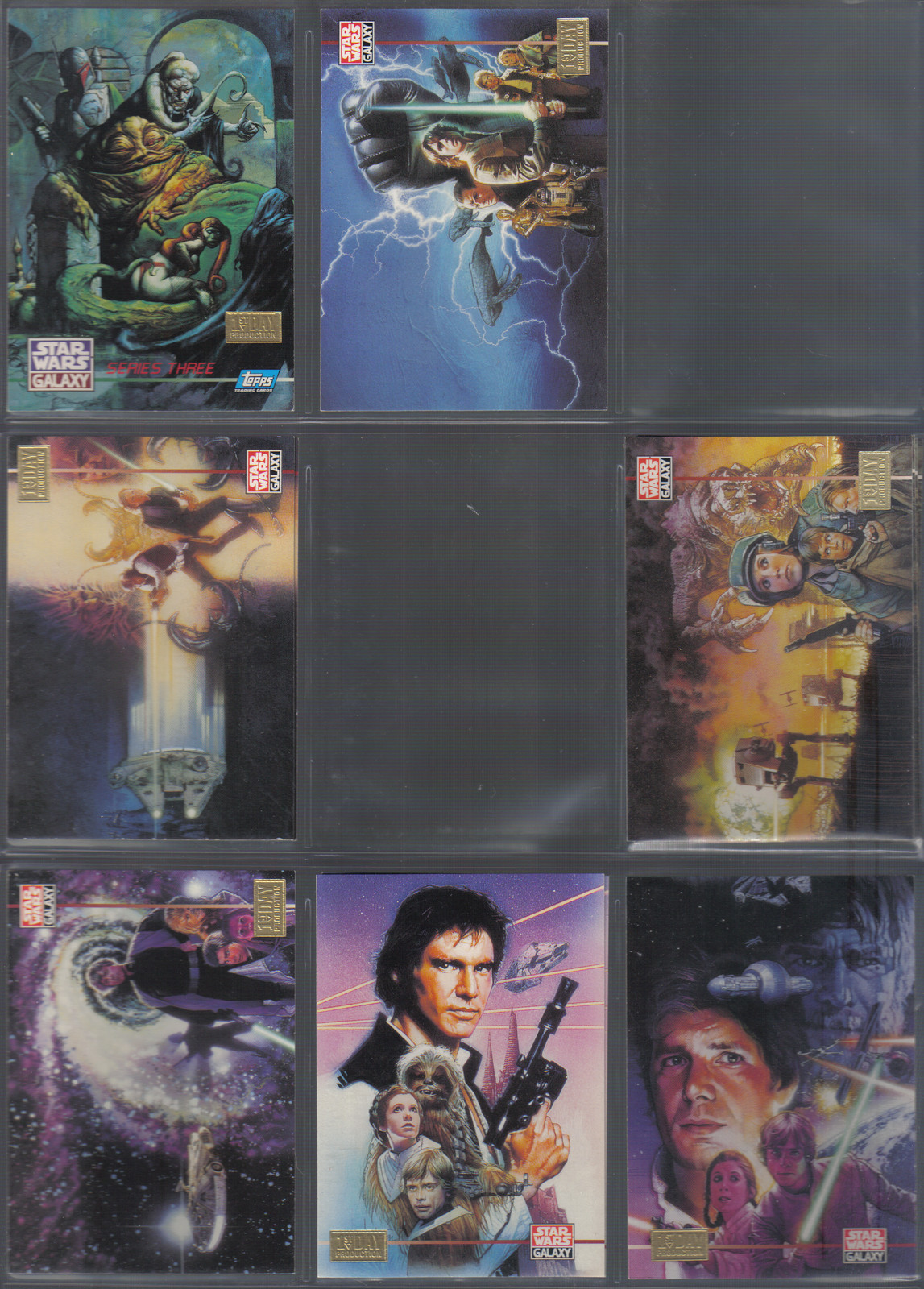 STAR WARS GALAXY SERIES 3 FIRST DAY SINGLES