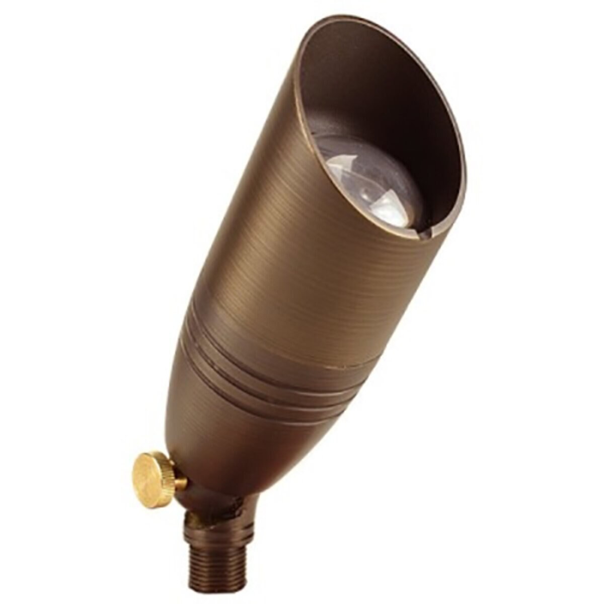 Unique Pulsar Up Light Brass Housing Weathered Brass 3W 2700K 40 Deg. LED