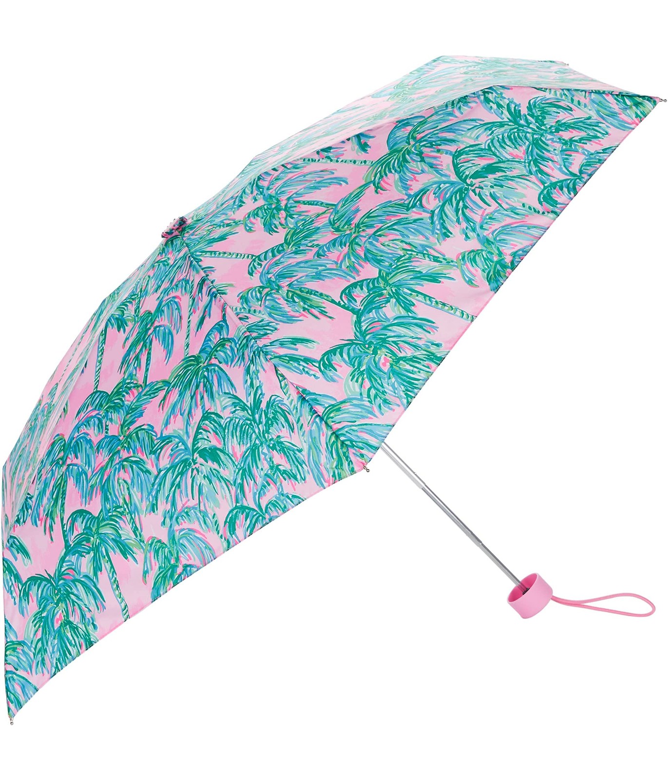 Mini Travel Umbrella with Automatic Open and Storage Sleeve, Small Umbrella f...
