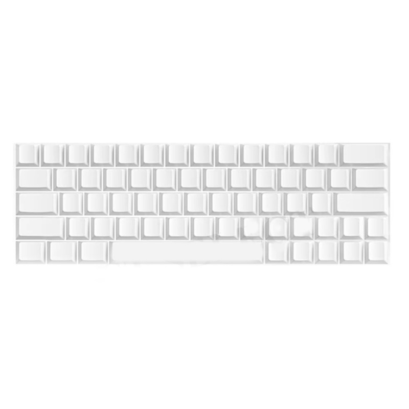 64Key Original Profile PBT Blank Keycaps Dyeing Sublimation Keycaps No Engravin