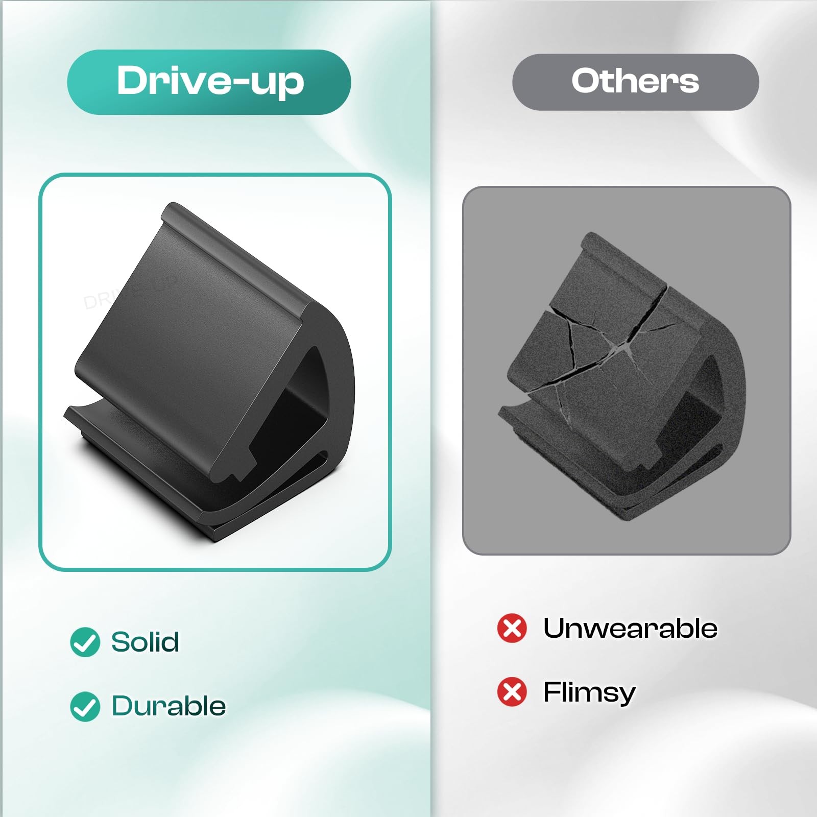 Drive-up Golf Cart Window Clips, One Size, Windshield Retaining Clips