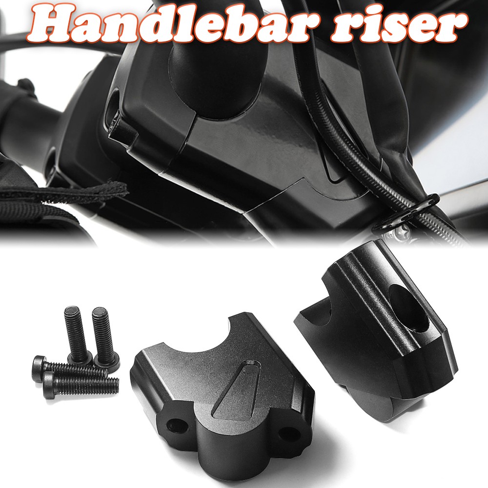 Handlebar Riser Black Aluminum Fit For Harley Pan America 1250 Special 21-22