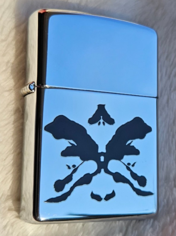 Zippo Lighter 2004 Choice Collection: Interpretive Ink #2 Rorschach Inkblot, New