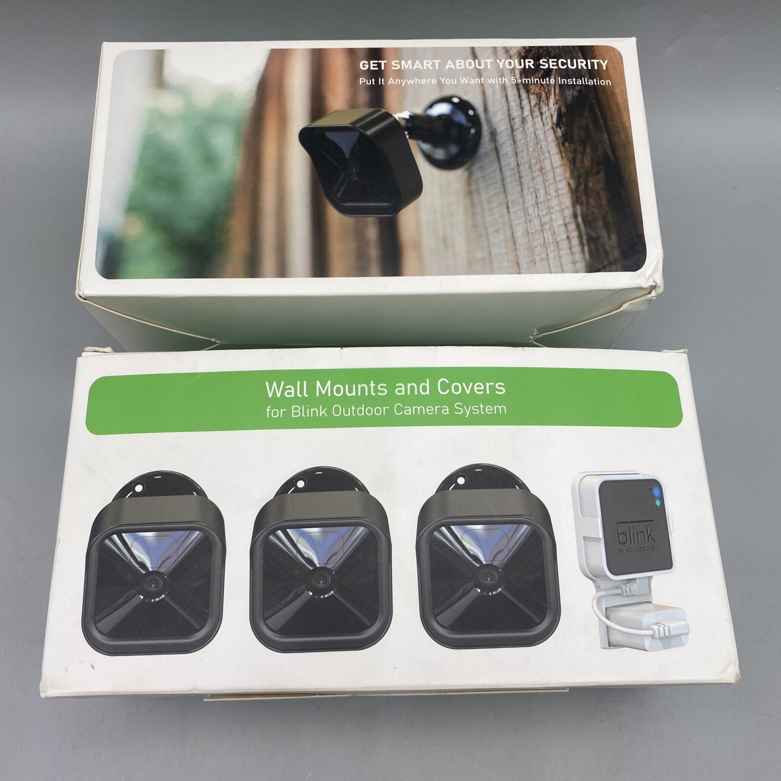 Wall Mounts & Covers FOR Blink Outdoor Camera Surveillance 2-Boxes *READ NOTES