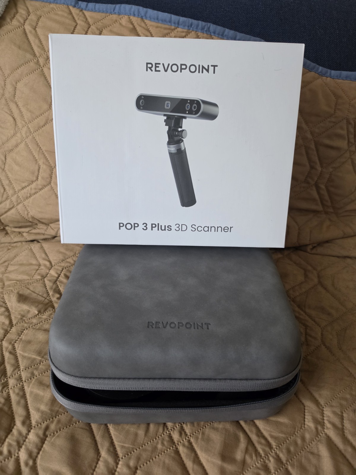 Revopoint POP 3 Plus 3D Scanner, 3D Print 0.04mm Precision, 18fps Handheld Color
