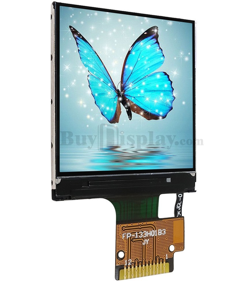 Wide Angle 1.3 inch 240x240 IPS TFT Capacitive Touch Screen ST7789 Controller