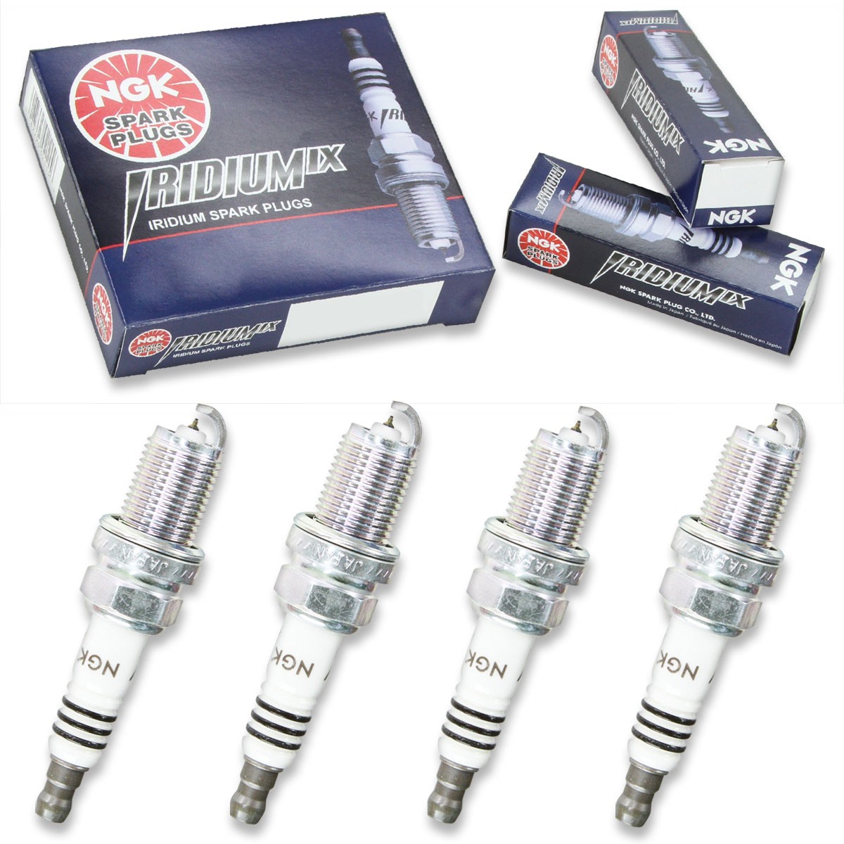 4 pcs NGK Iridium IX Spark Plugs for 2005-2010 Scion tC 2.4L L4 - Engine Kit zz