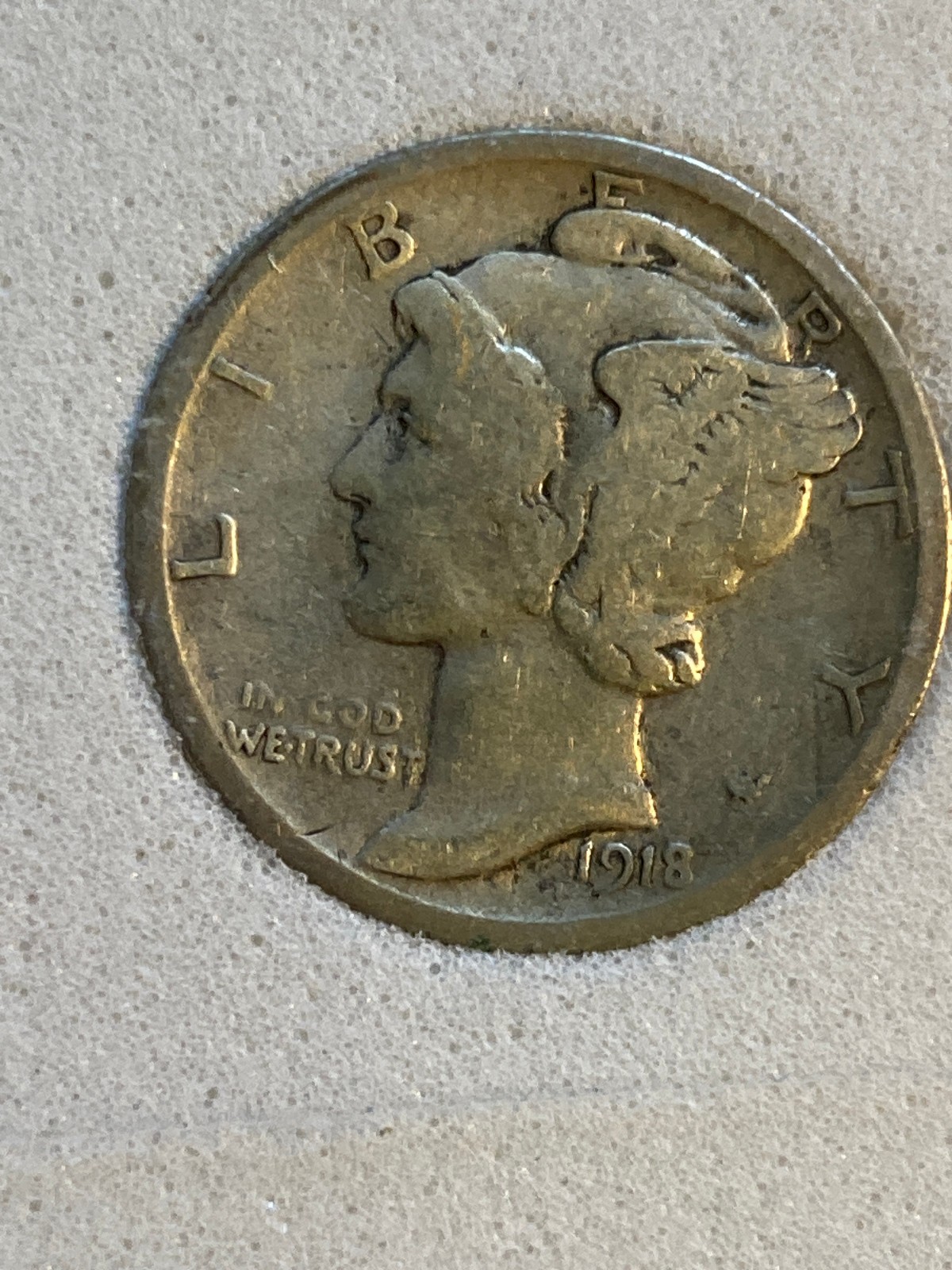MERCURY DIMES, 4 SLABBED DIMES, FINE, VF...MINT MARKS