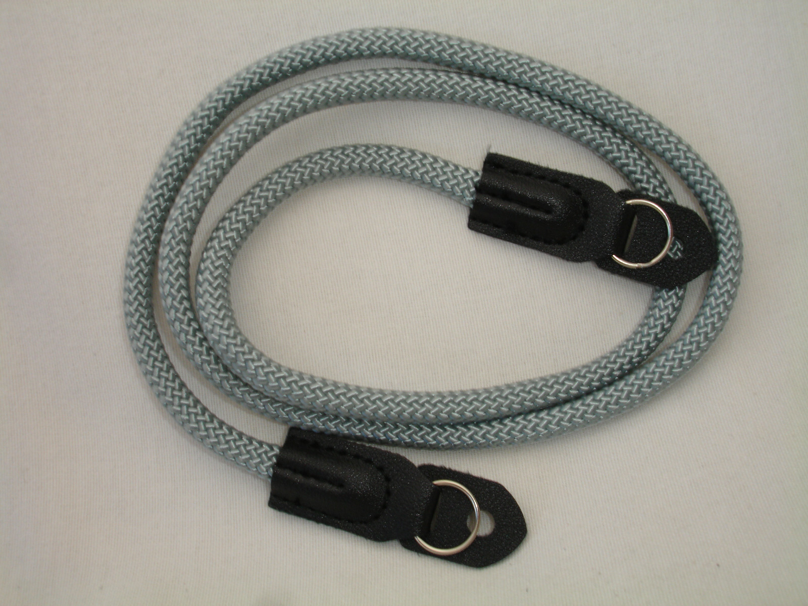 ROPE camera neck strap , with lug rings , Light GREY ,  Shoulder Sling Strap 40"