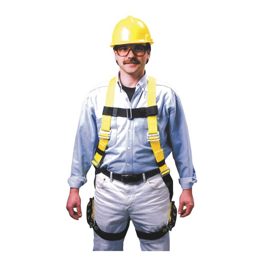 Miller 650FD-58/S/MYK Yellow Non-Stretch Full Body Harness - Small/Medium -